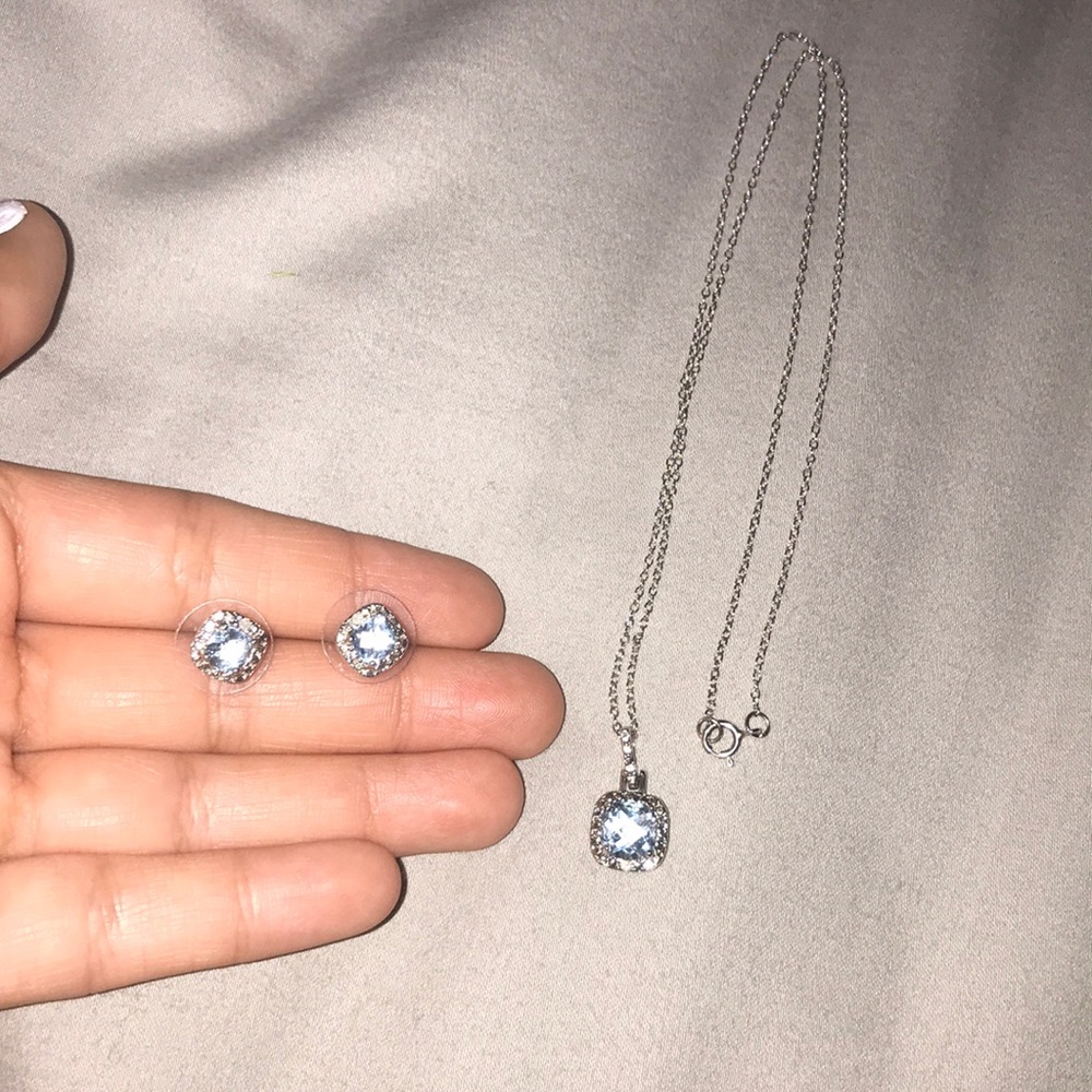 Necklace and earring pair